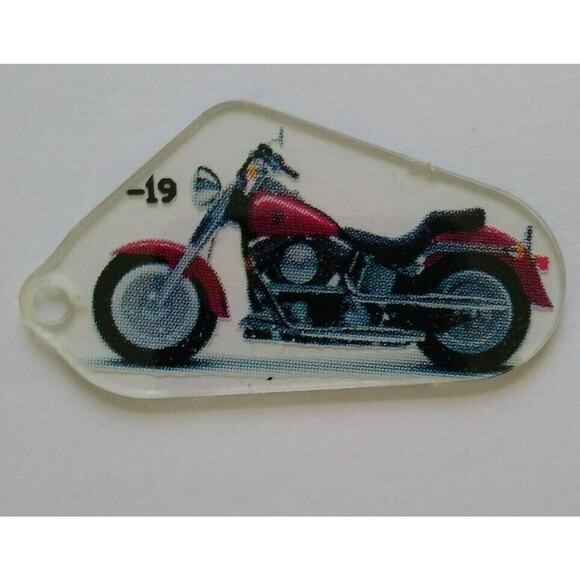 Harley Davidson Pinball Machine Keychain Motorcycle Bike Chopper Bikers #19 - Picture 1 of 2